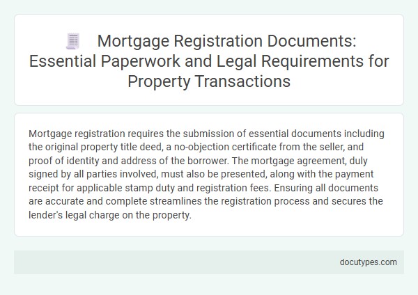 Mortgage Registration Documents: Essential Paperwork and Legal Requirements for Property Transactions