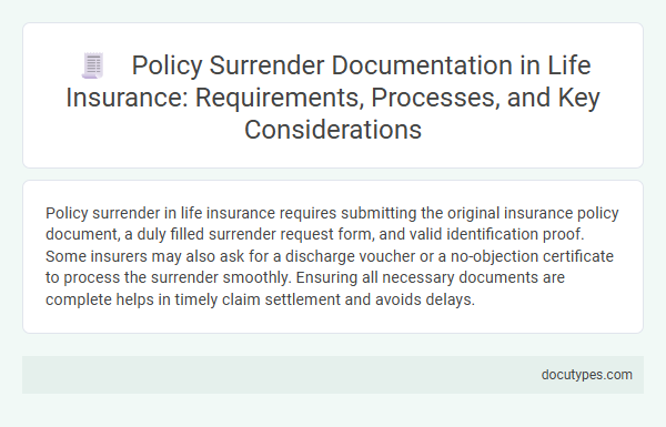 Policy Surrender Documentation in Life Insurance: Requirements, Processes, and Key Considerations