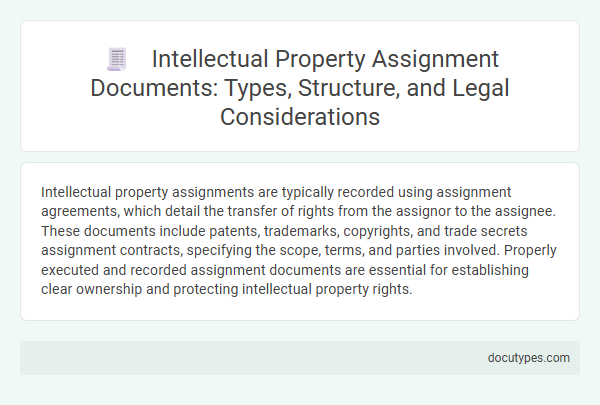 Intellectual Property Assignment Documents: Types, Structure, and Legal Considerations