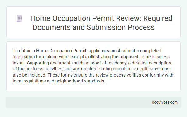 Home Occupation Permit Review: Required Documents and Submission Process