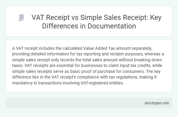 VAT Receipt vs Simple Sales Receipt: Key Differences in Documentation
