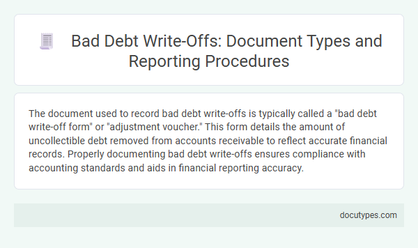 Bad Debt Write-Offs: Document Types and Reporting Procedures