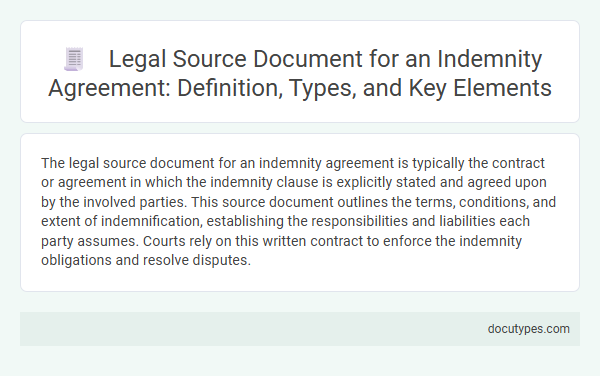 Legal Source Document for an Indemnity Agreement: Definition, Types, and Key Elements