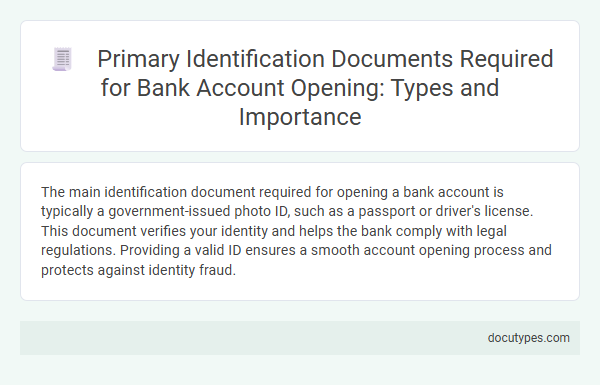 Primary Identification Documents Required for Bank Account Opening: Types and Importance