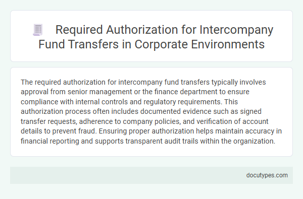 Required Authorization for Intercompany Fund Transfers in Corporate Environments