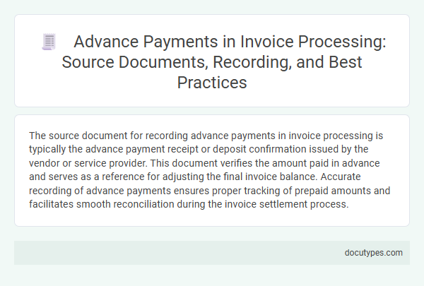 Advance Payments in Invoice Processing: Source Documents, Recording, and Best Practices
