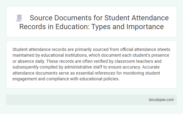 Source Documents for Student Attendance Records in Education: Types and Importance