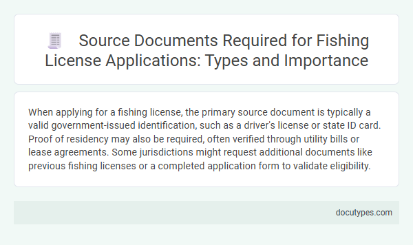 Source Documents Required for Fishing License Applications: Types and Importance