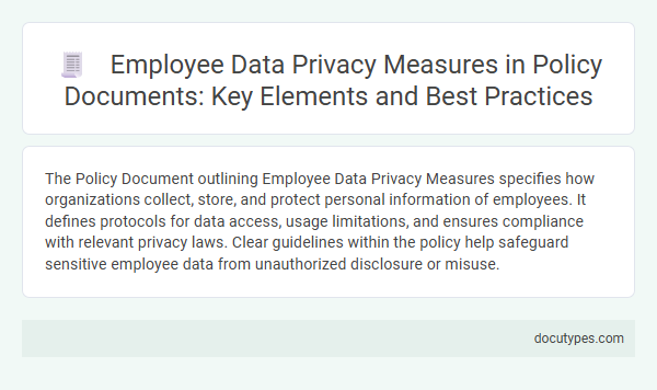 Employee Data Privacy Measures in Policy Documents: Key Elements and Best Practices