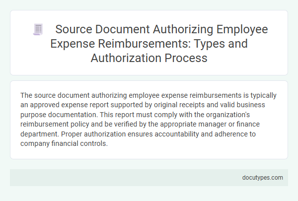 Source Document Authorizing Employee Expense Reimbursements: Types and Authorization Process