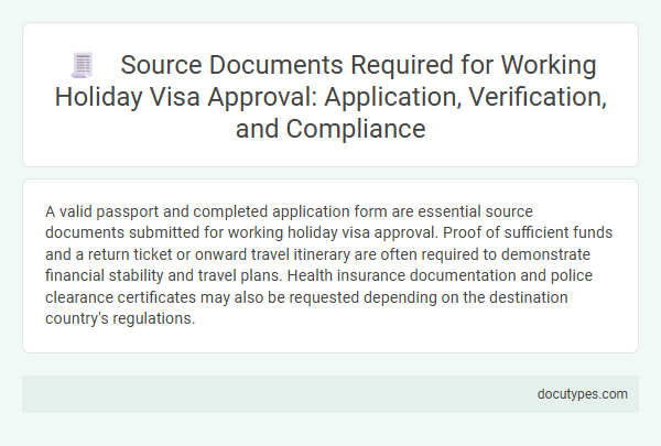 Source Documents Required for Working Holiday Visa Approval: Application, Verification, and Compliance