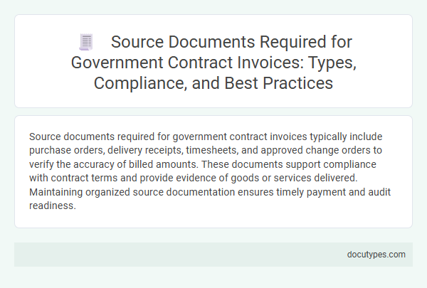Source Documents Required for Government Contract Invoices: Types, Compliance, and Best Practices