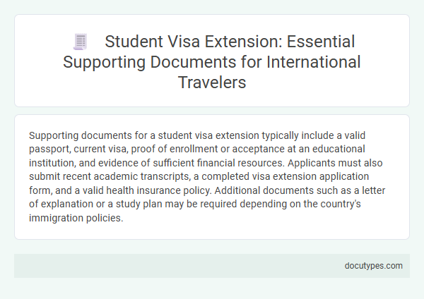 Student Visa Extension: Essential Supporting Documents for International Travelers