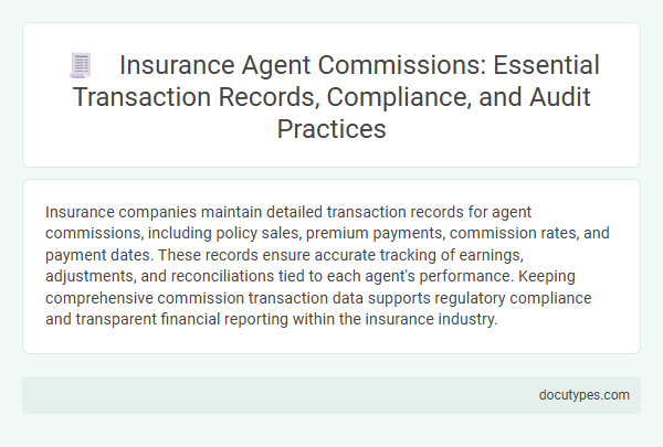 Insurance Agent Commissions: Essential Transaction Records, Compliance, and Audit Practices