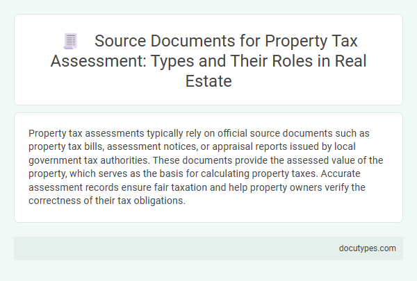 Source Documents for Property Tax Assessment: Types and Their Roles in Real Estate