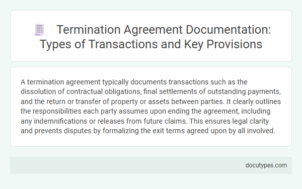 Termination Agreement Documentation: Types of Transactions and Key Provisions