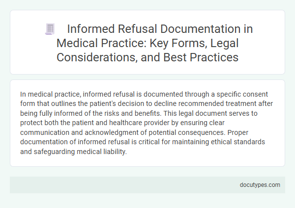 Informed Refusal Documentation in Medical Practice: Key Forms, Legal Considerations, and Best Practices