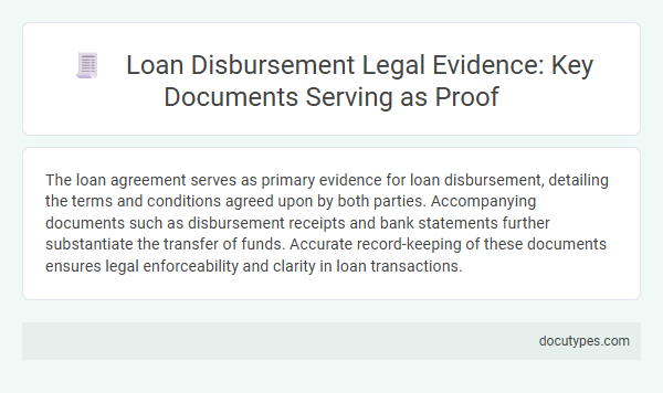 Loan Disbursement Legal Evidence: Key Documents Serving as Proof