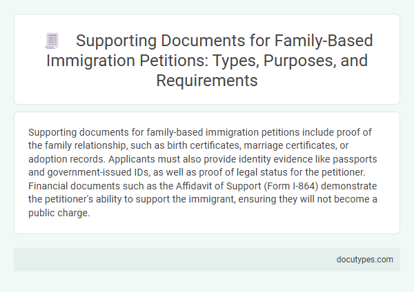 Supporting Documents for Family-Based Immigration Petitions: Types, Purposes, and Requirements