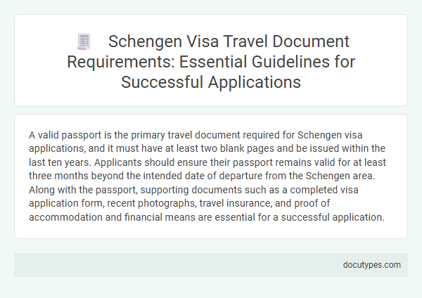 Schengen Visa Travel Document Requirements: Essential Guidelines for Successful Applications