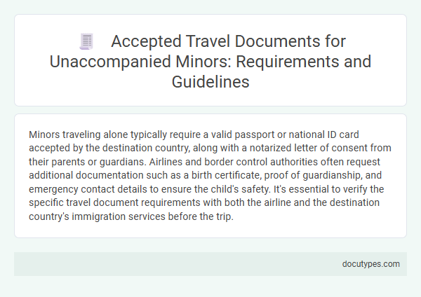 Accepted Travel Documents for Unaccompanied Minors: Requirements and Guidelines