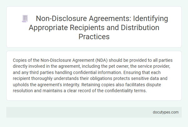 Non-Disclosure Agreements: Identifying Appropriate Recipients and Distribution Practices