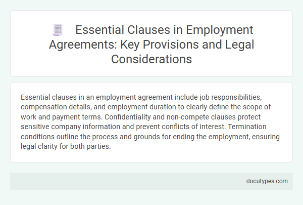 Essential Clauses in Employment Agreements: Key Provisions and Legal Considerations