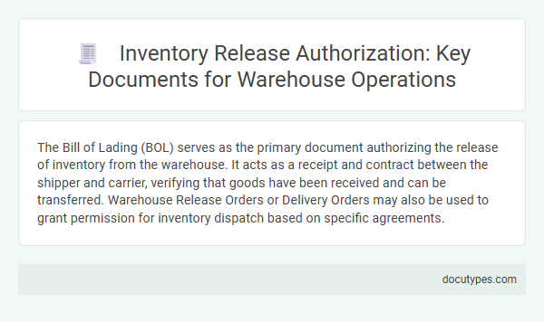 Inventory Release Authorization: Key Documents for Warehouse Operations