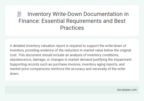 Inventory Write-Down Documentation in Finance: Essential Requirements and Best Practices