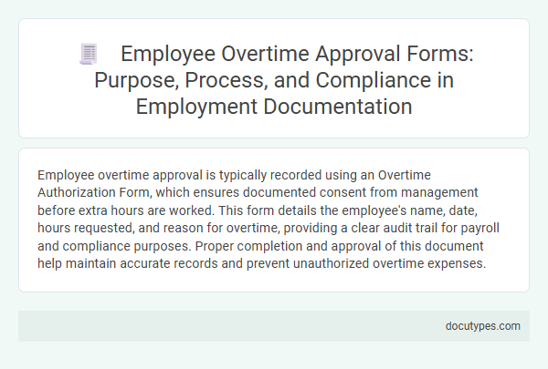 Employee Overtime Approval Forms: Purpose, Process, and Compliance in Employment Documentation