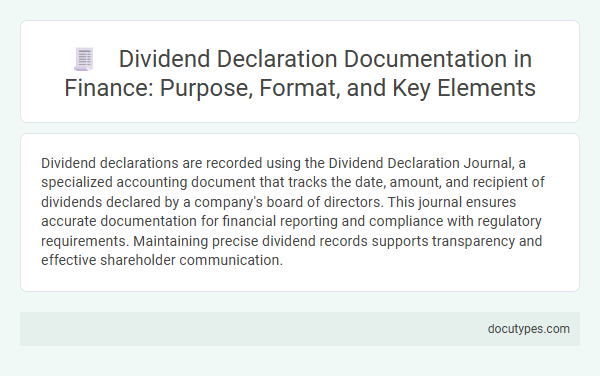 Dividend Declaration Documentation in Finance: Purpose, Format, and Key Elements