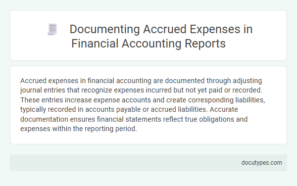 Documenting Accrued Expenses in Financial Accounting Reports