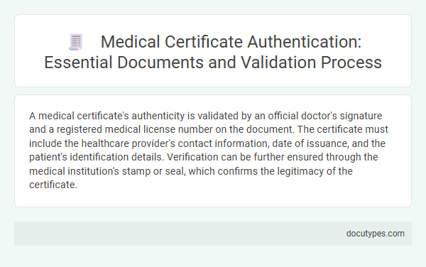 Medical Certificate Authentication: Essential Documents and Validation Process
