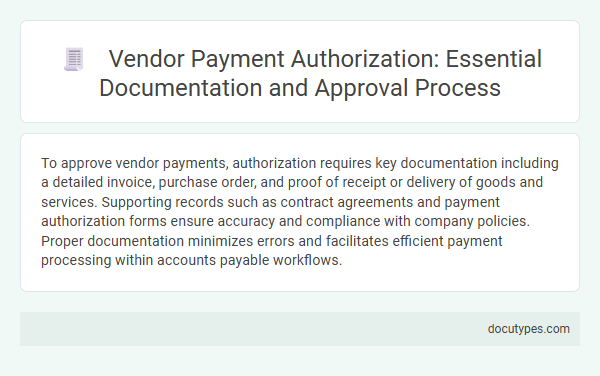 Vendor Payment Authorization: Essential Documentation and Approval Process
