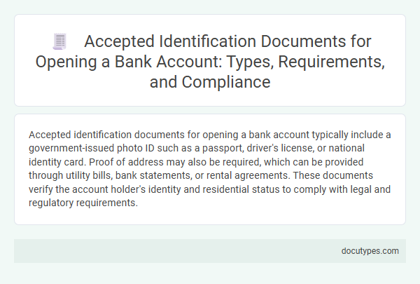 Accepted Identification Documents for Opening a Bank Account: Types, Requirements, and Compliance