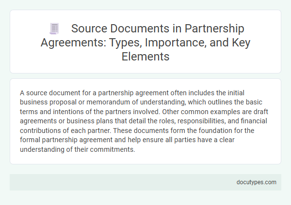 Source Documents in Partnership Agreements: Types, Importance, and Key Elements