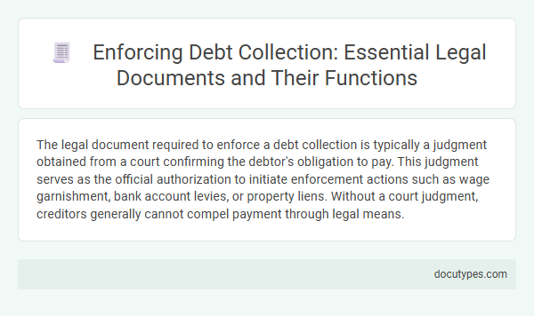 Enforcing Debt Collection: Essential Legal Documents and Their Functions