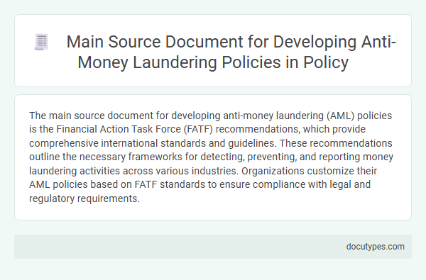 Main Source Document for Developing Anti-Money Laundering Policies in Policy