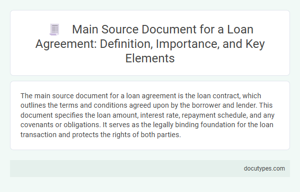 Main Source Document for a Loan Agreement: Definition, Importance, and Key Elements
