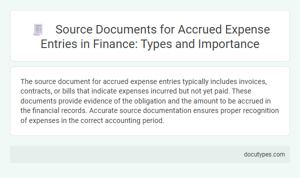 Source Documents for Accrued Expense Entries in Finance: Types and Importance