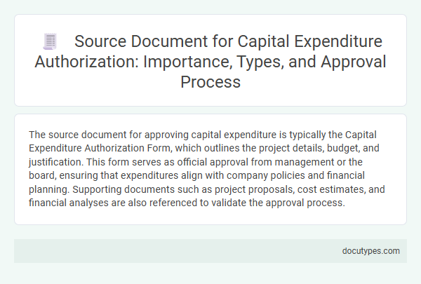 Source Document for Capital Expenditure Authorization: Importance, Types, and Approval Process