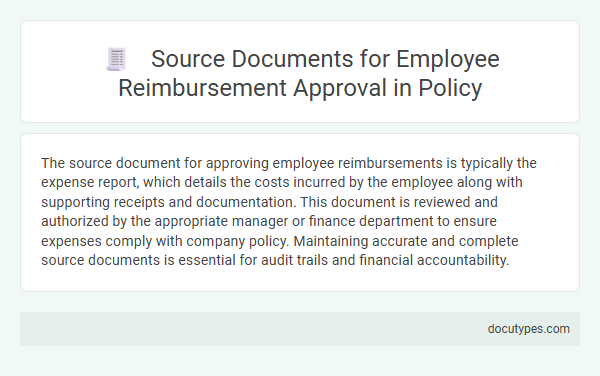 Source Documents for Employee Reimbursement Approval in Policy