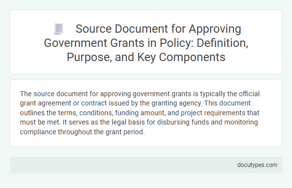Source Document for Approving Government Grants in Policy: Definition, Purpose, and Key Components