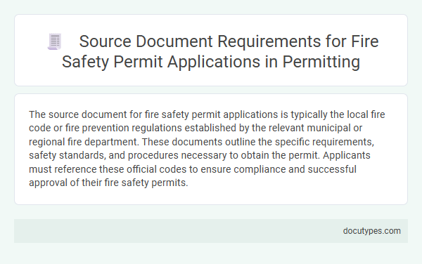Source Document Requirements for Fire Safety Permit Applications in Permitting