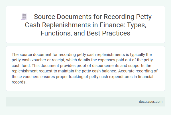 Source Documents for Recording Petty Cash Replenishments in Finance: Types, Functions, and Best Practices
