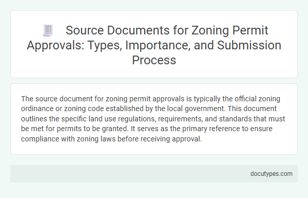 Source Documents for Zoning Permit Approvals: Types, Importance, and Submission Process