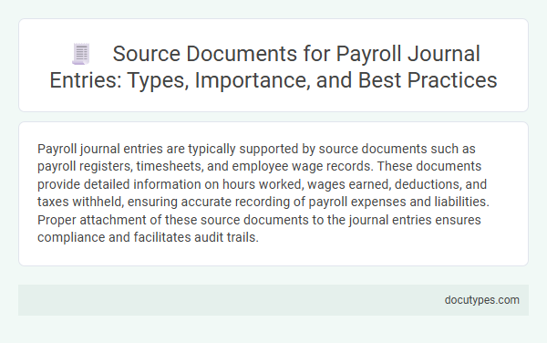 Source Documents for Payroll Journal Entries: Types, Importance, and Best Practices