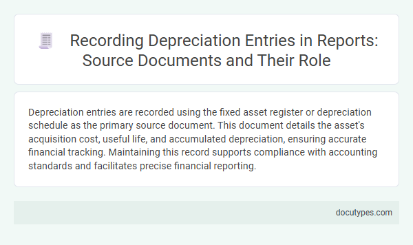 Recording Depreciation Entries in Reports: Source Documents and Their Role