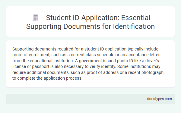 Student ID Application: Essential Supporting Documents for Identification