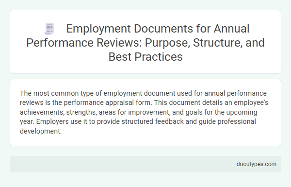 Employment Documents for Annual Performance Reviews: Purpose, Structure, and Best Practices